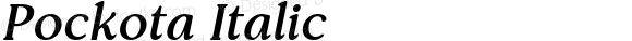 Pockota Italic