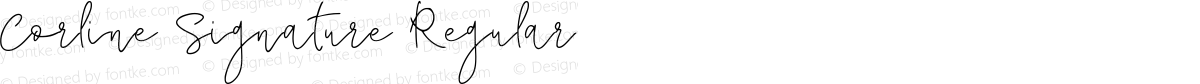Corline Signature Regular
