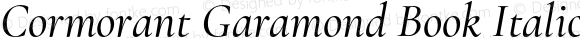 Cormorant Garamond Book Italic