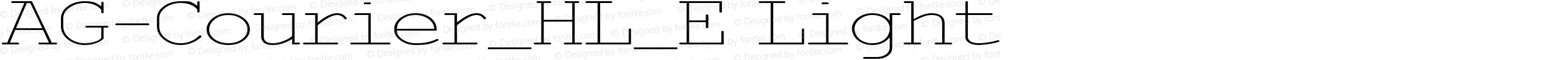 AG-Courier_HL_E Light
