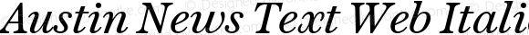 Austin News Text Web Italic