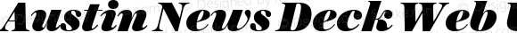 Austin News Deck Web Ultra Italic