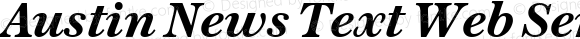 Austin News Text Web Semibold Italic