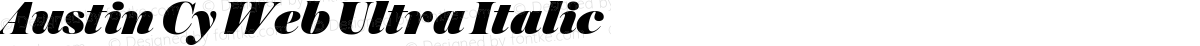 Austin Cy Web Ultra Italic