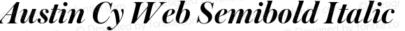 Austin Cy Web Semibold Italic