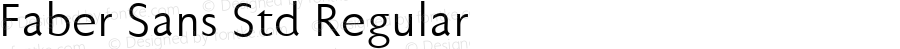 Faber Sans Std Regular