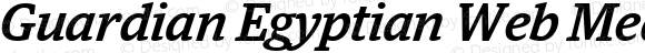 Guardian Egyptian Web Medium Italic