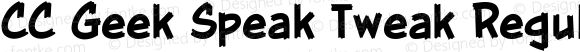 CC Geek Speak Tweak Regular