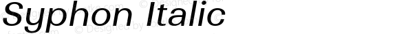 Syphon Italic