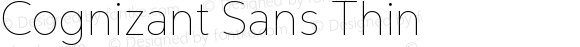 Cognizant Sans Thin