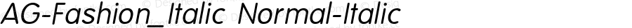 AG-Fashion_Italic Normal-Italic 001.000