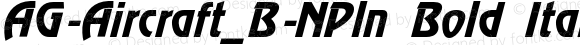 AG-Aircraft_B-NPln Bold Italic