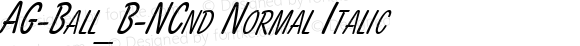 AG-Ball_B-NCnd Normal Italic