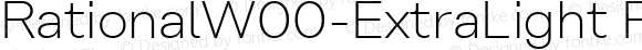 RationalW00-ExtraLight Regular