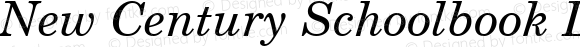 NewCenturySchlbk LT Std Italic