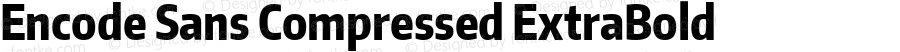 Encode Sans Compressed ExtraBold