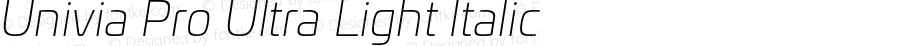 UniviaPro-UltraLightItalic