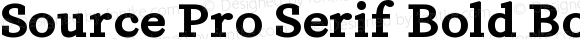 Source Pro Serif Bold Bold