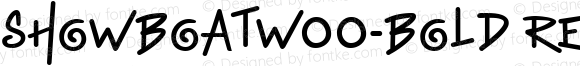 ShowboatW00-Bold Regular