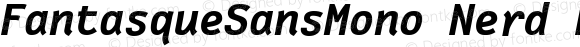 FantasqueSansMono Nerd Font Bold Italic