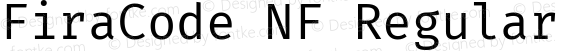 Fira Code Regular Nerd Font Complete Mono Windows Compatible