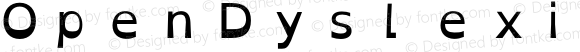 OpenDyslexic Nerd Font Mono Regular