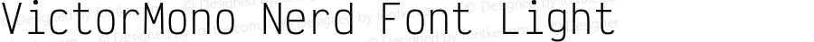 VictorMono Nerd Font Light