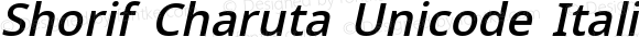 Shorif Charuta Unicode Italic