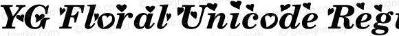 YG Floral Unicode Regular