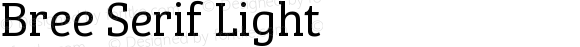Bree Serif Light