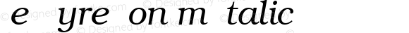 TeX Gyre Bonum Italic