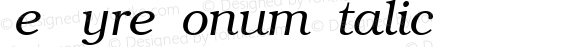 TeX Gyre Bonum Italic