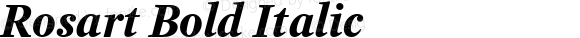 Rosart Bold Italic