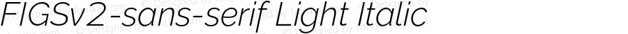 FIGSv2-sans-serif Light Italic