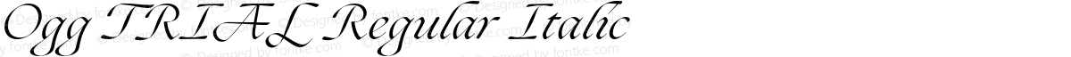 Ogg TRIAL Regular Italic