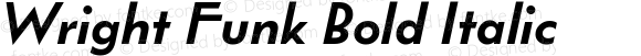 Wright Funk Bold Italic