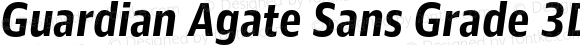 Guardian Agate Sans Grade 3D Bold Italic