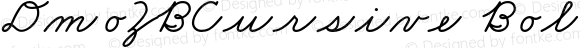 DmoZBCursive Bold