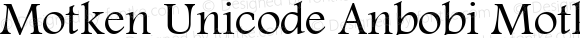 Motken Unicode Anbobi Motken Unicode Anbobi