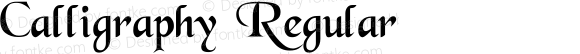 Calligraphy Regular