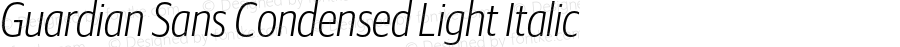 GuardianSansCond-LightItalic