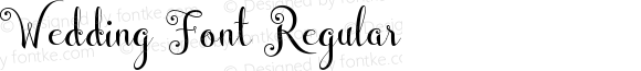 Wedding Font Regular