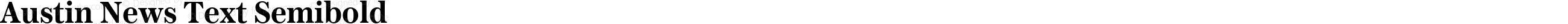 Austin News Text Semibold