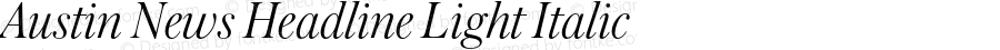 AustinNewsHead-LightItalic
