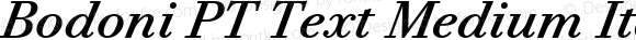 Bodoni PT Text Medium Italic