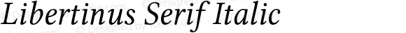 Libertinus Serif Italic