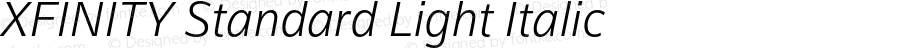 XFINITY Standard Light Italic