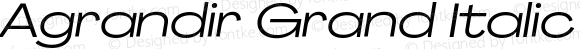 Agrandir Grand Italic