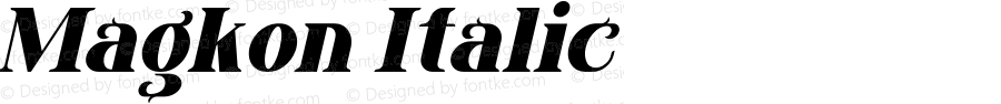 Magkon Italic