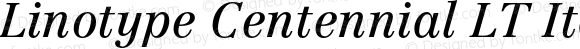 CentennialLT-Italic